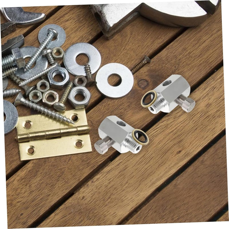 Aluminum Alloy Quick Connect Adapter For Oil Pressure Gauge Hydraulic System Car Accessories - Image 5